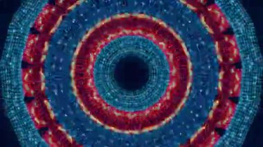 Soyut kaleydoskop hipnoz geçmişi. Rock konserinde çekilmiş..