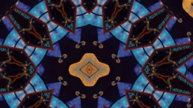 Soyut kaleydoskop hipnoz geçmişi. Rock konserinde çekilmiş..