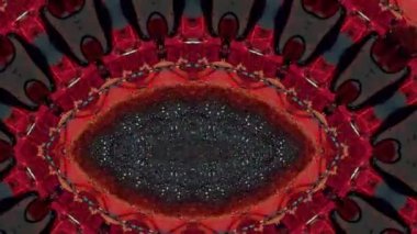 Soyut kaleydoskop hipnoz geçmişi. Rock konserinde çekilmiş..