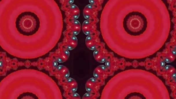 Abstract kaleidoscope hypnotic background. Filmed on rock concert. — Stock Video