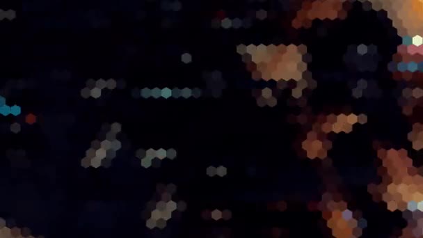 Pixelated modern background. Filmed on concert. — Stock Video