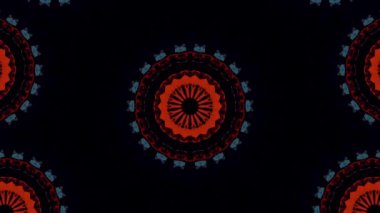 Mandala hipnotik soyut geçmişi. Geometrik kaleydoskop arka planı. Konserde çekilmiş..