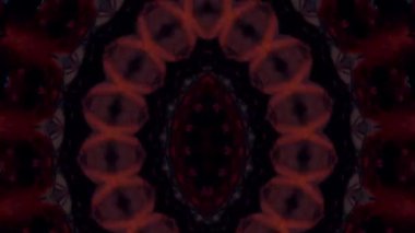 Kaleydoskop soyut arkaplan. Fraktal etki, mandala konsepti, meditasyon.