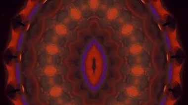 Kaleydoskop soyut arkaplan. Fraktal etki, mandala konsepti, meditasyon.