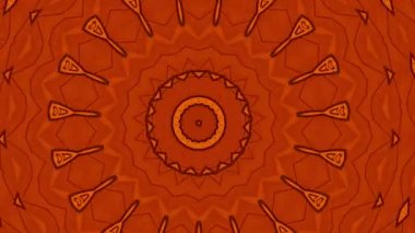 Altın mandala hipnotik soyut arka plan. Geometrik kaleydoskop arkaplanı.