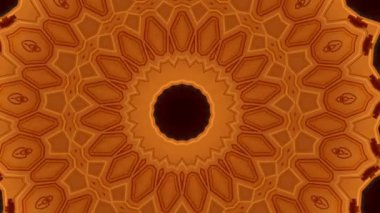 Mandala hipnotik soyut geçmişi. Geometrik kaleydoskop arka planı. Konserde çekilmiş..