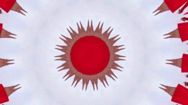 Kırmızı soyut insan geçmişi. Geometrik kırmızı görüntüler.