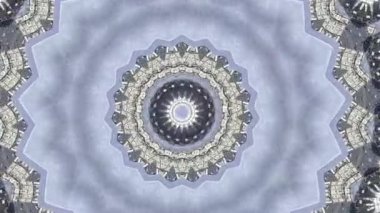 Mandala hipnotik soyut geçmişi. Geometrik kaleydoskop arkaplanı.