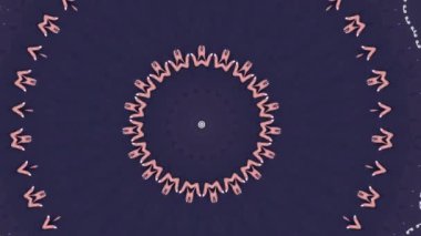 Mandala hipnotik soyut geçmişi. Geometrik kaleydoskop arkaplanı.