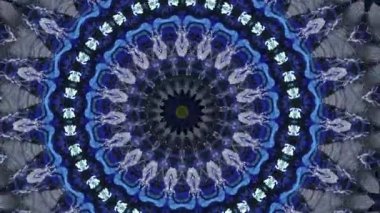 Mandala hipnotik soyut geçmişi. Geometrik kaleydoskop arkaplanı.
