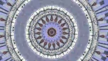 Mandala hipnotik soyut geçmişi. Geometrik kaleydoskop arkaplanı.