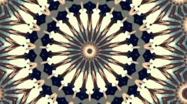 Mandala hipnotik soyut geçmişi. Geometrik kaleydoskop arkaplanı.