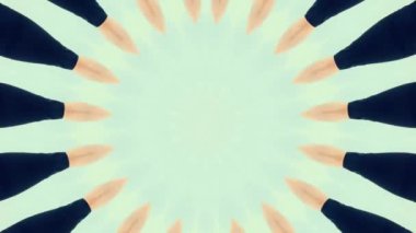 Mandala hipnotik soyut geçmişi. Geometrik kaleydoskop arkaplanı.