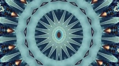 Mandala hipnotik soyut geçmişi. Geometrik kaleydoskop arkaplanı.