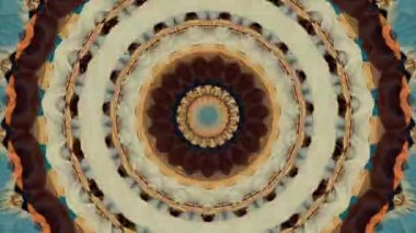 Soyut fantezi geçmişi. Geometrik kaleydoskop, mandala etkisi.