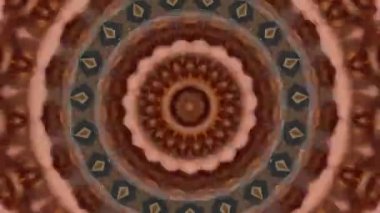 Soyut fantezi geçmişi. Geometrik kaleydoskop, mandala etkisi.