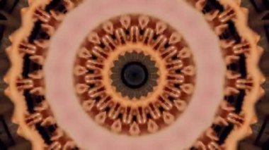 Soyut fantezi geçmişi. Geometrik kaleydoskop, mandala etkisi.