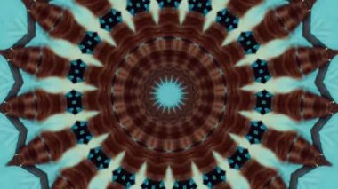 Soyut fantezi geçmişi. Geometrik kaleydoskop, mandala etkisi.