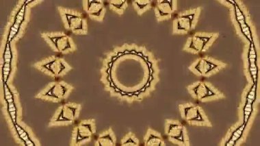 Soyut fantezi geçmişi. Geometrik kaleydoskop, mandala etkisi.