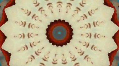 Soyut fantezi geçmişi. Geometrik kaleydoskop, mandala etkisi.