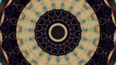 Soyut fantezi geçmişi. Geometrik kaleydoskop, mandala etkisi.