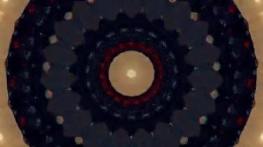 Soyut fantezi geçmişi. Geometrik kaleydoskop, mandala etkisi.