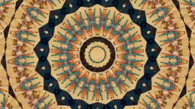 Soyut fantezi geçmişi. Geometrik kaleydoskop, mandala etkisi.