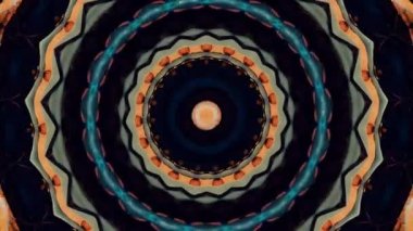 Soyut fantezi geçmişi. Geometrik kaleydoskop, mandala etkisi.