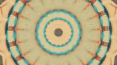 Soyut fantezi geçmişi. Geometrik kaleydoskop, mandala etkisi.