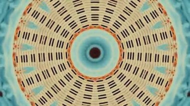 Soyut fantezi geçmişi. Geometrik kaleydoskop, mandala etkisi.