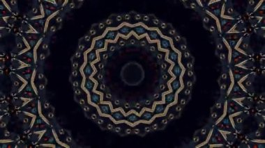 Soyut fantezi geçmişi. Geometrik kaleydoskop, mandala etkisi.