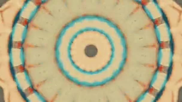 Abstract fantasy background. Geometric kaleidoscope, mandala effect. — Stock Video