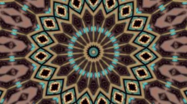 Soyut fantezi geçmişi. Geometrik kaleydoskop, mandala etkisi.