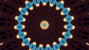 Soyut fantezi geçmişi. Geometrik kaleydoskop, mandala etkisi.