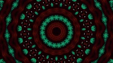 Soyut fantezi geçmişi. Geometrik kaleydoskop, mandala etkisi.