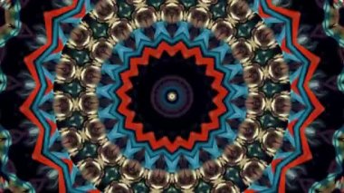 Soyut fantezi geçmişi. Geometrik kaleydoskop, mandala etkisi.