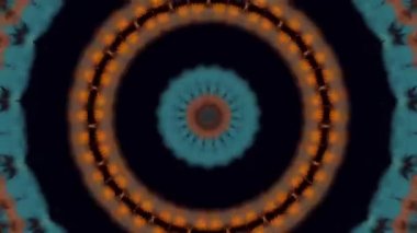 Soyut fantezi geçmişi. Geometrik kaleydoskop, mandala etkisi.