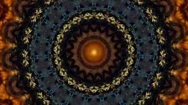 Soyut fantezi geçmişi. Geometrik kaleydoskop, mandala etkisi.