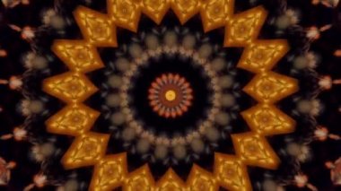 Soyut fantezi geçmişi. Geometrik kaleydoskop, mandala etkisi.