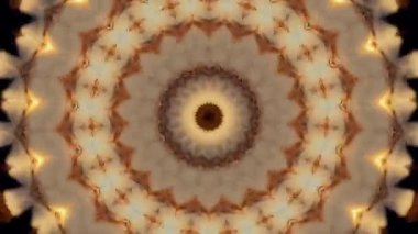 Soyut fantezi geçmişi. Geometrik kaleydoskop, mandala etkisi.