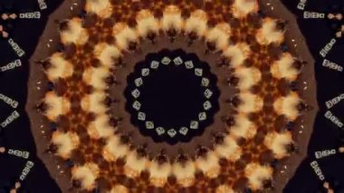 Soyut fantezi geçmişi. Geometrik kaleydoskop, mandala etkisi.
