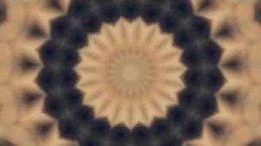 Soyut fantezi geçmişi. Geometrik kaleydoskop, mandala etkisi.