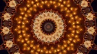 Soyut fantezi geçmişi. Geometrik kaleydoskop, mandala etkisi.