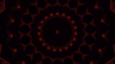 Soyut fantezi geçmişi. Geometrik kaleydoskop, mandala etkisi.