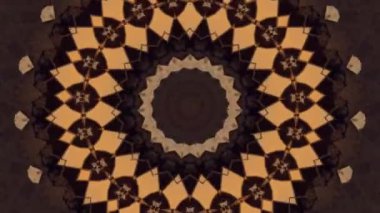 Soyut fantezi geçmişi. Geometrik kaleydoskop, mandala etkisi.