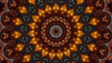 Soyut fantezi geçmişi. Geometrik kaleydoskop, mandala etkisi.
