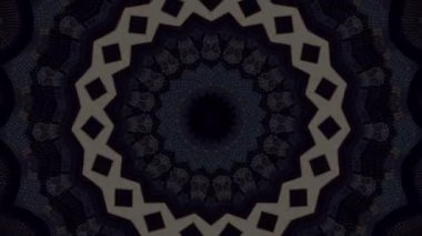 Soyut fantezi geçmişi. Geometrik kaleydoskop, mandala etkisi.