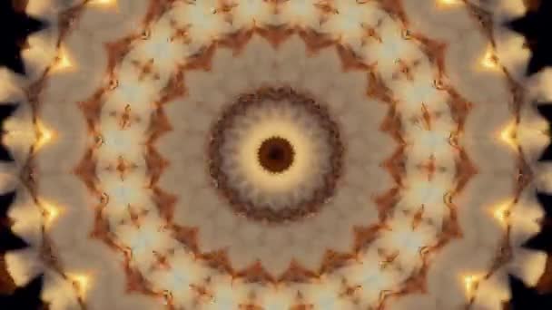 Abstract fantasy background. Geometric kaleidoscope, mandala effect. — Stock Video