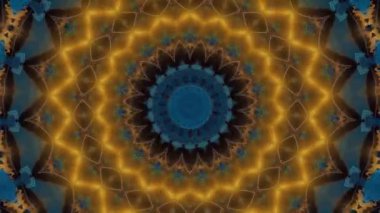 Soyut fantezi geçmişi. Geometrik kaleydoskop, mandala etkisi.