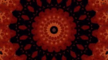 Soyut fantezi geçmişi. Geometrik kaleydoskop, mandala etkisi.